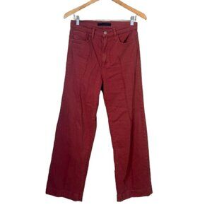 JOE'S JEANS The Mia High Rise Wide Leg Size 28 Copper Color
